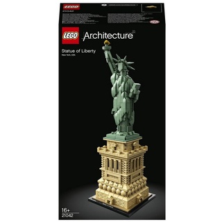 LEGO® Konstruktionsspielsteine LEGO® Architecture - Freiheitsstatue, (Set, 1685 St) bunt