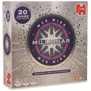 Jumbo Spiele - Wer wird Millionär - die Jubiläumsauflage der berühmten TV-Show als Brettspiel - Gesellschaftsspiel für 2-5 Spieler ab 12 Jahren