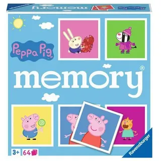 Ravensburger Spiel - Peppa Pig memory der Spieleklassiker für alle Fans von Peppa Pig, Merkspiel für 2-8 Spieler