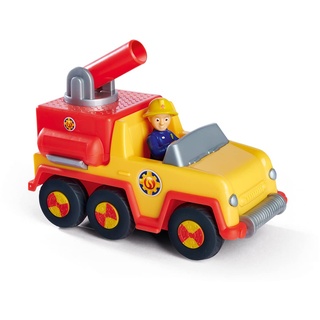 Simba 109252506 - Feuerwehrmann Sam Venus, kindliche Version, mit Penny Figur 7cm, Spielzeugauto 16cm, Feuerwehrauto, ab 3 Jahren