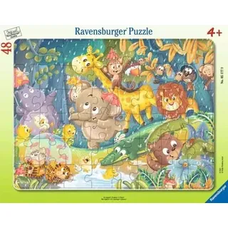 RAVENSBURGER 05177 Rahmenpuzzle Es regnet!