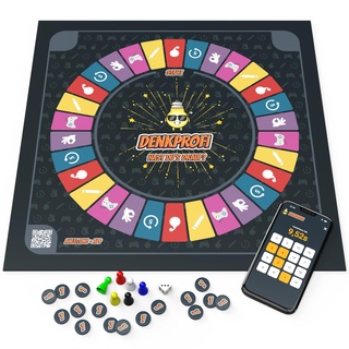 Denkprofi – Das Brettspiel mit App, interaktives Quiz-, Wissens- und Familienspiel, Gesellschaftsspiel für 3-6 Personen