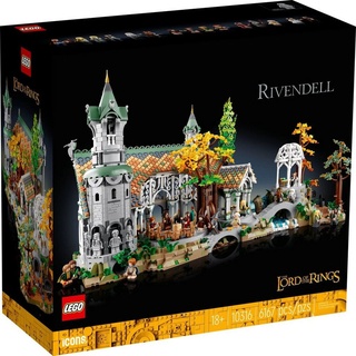 LEGO® Konstruktions-Spielset Herr der Ringe Bruchtal Rivendell inkl. 15 Minifiguren (10316), (6167 St)