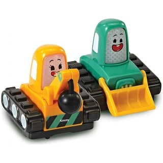 VTech 411903 Toot-Toot Netflix Mini Kimmy & Timmy Kids Set With 2 Vehicles with Sounds (English Vers