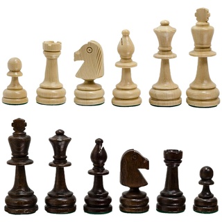 Klassisches Staunton Chess Pieces NO.6 | Master of Chess | Handgemachtes Championship Chess Set Ohne Schach Brett - Gewichtete nur Schachfiguren Holz