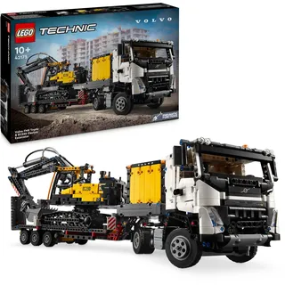 Lego Technic Volvo FMX LKW mit EC230 Electric Raupenbagger, Kinderspielzeug, Geschenkset für Jungen und Mädchen ab 10 Jahren, Spielzeug Baufahrzeuge, Bagger-Spielzeugset 42175