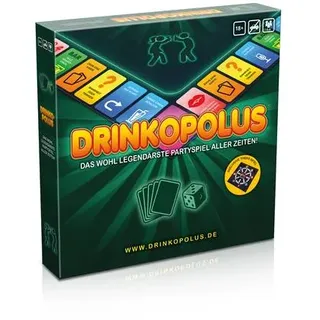 "Brettspiel - Drinkopolus Partyspiel für Erwachsene inkl. Spiel \"Theke\""