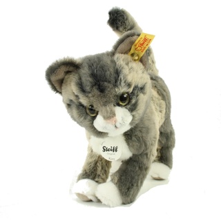 Steiff Kuscheltier Katze Kitty grau 25 cm 99335