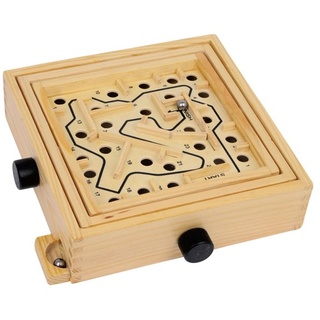 - Wooden Labyrinth Marble Game