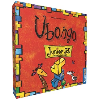 Giochi Uniti - UBONGO: 3D Junior EIN Grade Klassiker des Spiels Deutschland, jetzt für die Kleinsten, Mehrfarbig, 1