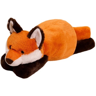 GUUIESMU Weighted Anxiety Stuffed Animal Cuddly Toy for Stress Relief,Weighted Stuffed Animal for Anxiety,Anxiety Kuscheltier Gewicht FüR Erwachsene,Suitable for People with Stress (Fox,35cm)