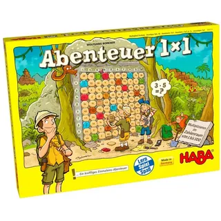 Haba Spiel HABA Abenteuer 1x1, Brettspiel bunt