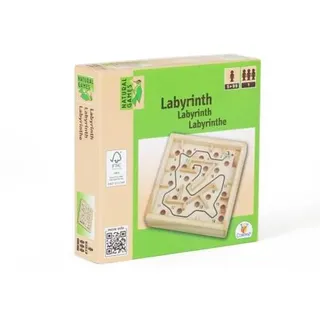 Natural Games Holz Labyrinth 12 x 12cm 61409726 Anzahl Spieler (max.): 1