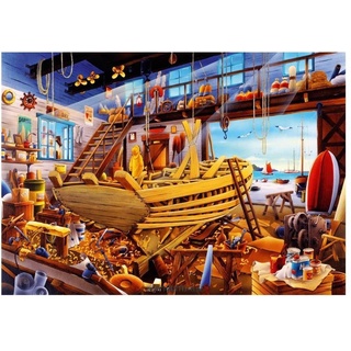 Bluebird Puzzle - Boat Yard - 1000 Teile Bootswerft (70316)