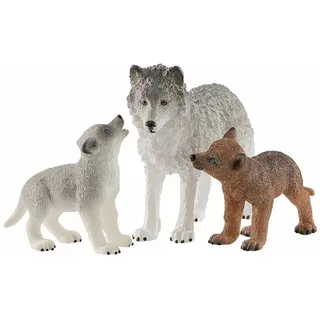 Schleich® Spielfigur Schleich Wild Life Wolfsmutter mit Welpen, Spielfigur