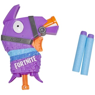 NERF Fortnite Llama MicroShots Dart-Spielzeug-Blaster und 2 Elite Darts für Kinder, Teenager, Erwachsene