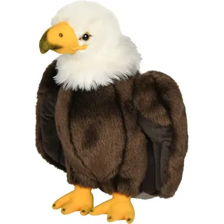 Uni-Toys - Weißkopfseeadler - 32 cm (Höhe) - Plüsch-Adler - Plüschtier, Kuscheltier