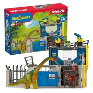 schleich Spielset DINOSAURS 41462, ab 5 Jahre, Große Dino-Forschungsstation, 72 Teile