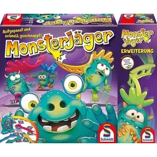 SCHMIDT SPIELE 40629 Monsterjäger + Erweiterung BUNDLE