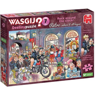 Wasgij Retro Destiny 7 Puzzle - Rock Around The Clock! 1000 Stück