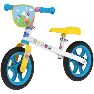 Peppa First Bike Laufrad, stabiles Metallrad im Peppa Wutz Design für Kinder ab 2 Jahren