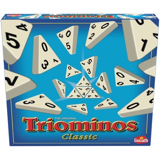 Triominos Classic - Beliebtes Brettspiel ab 6 Jahren - Familienspaß und Gesellschaftsspiel für 2-4 Spieler - Mit Taktik und Strategie
