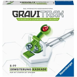 Ravensburger GraviTrax Erweiterung Kaskade - Ideales Zubehör für spektakuläre Kugelbahnen, Konstruktionsspielzeug für Kinder ab 8 Jahren