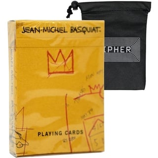 Theory 11 Basquiat Spielkarten – Premium Jean-Michel Basquiat Poker Size Deck – inklusive Cipher Card Bag