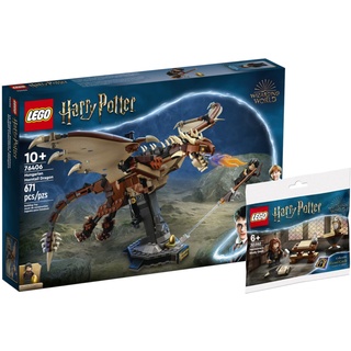Ameet Verlag Lego Harry Potter Set: Ungarischer Hornschwanz 76406 + Hermines Schreibtisch 30392 (Polybag)