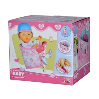 SIMBA Babypuppe »Simba Puppe Zubehör New Born Baby Fahrradsitz mit Gurt für alle Puppen 30 - 43 cm 105560018«