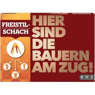 Mattel Games GDG26 Freestyle-Schach, Spiel für 2 Spieler ab 8 Jahren, Mehrfarbig