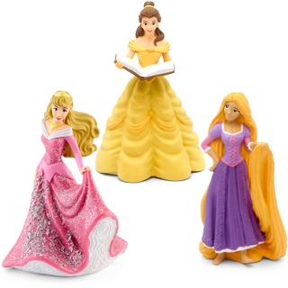 tonies Hörfiguren Bundle für Toniebox, 3 x Disney Prinzessinnen: Die Schöne und das Biest, Rapunzel – Neu verföhnt & Dornröschen, für Kinder ab 4 Jahren
