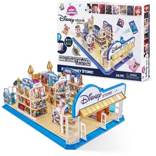 Mini Brands Disney Toy Store Playset Series 1 by ZURU, Comes with 5 Exclusive Mystery Mini's, Store and Display Mini Collectibles Collection