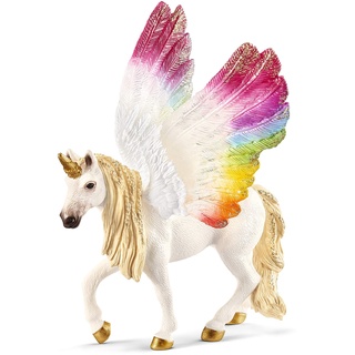 SCHLEICH 70576 Einhorn mit Flügeln, Regenbogen, Bayala, Mehrfarbig