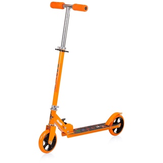 Chipolino Kinderroller Sharky klappbar PU Räder ABEC-7 Lager Bremse verstellbar orange