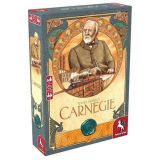 Pegasus Spiele Spiel, Familienspiel 57007G - Carnegie - Brettspiel, für 1 bis 4 Spieler ab... bunt