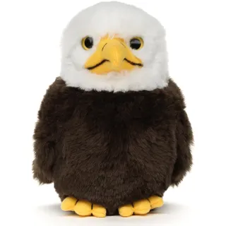 Uni-Toys - Weißkopfseeadler Baby - 17 cm (Höhe) - Plüsch-Vogel, Adler - Plüschtier, Kuscheltier