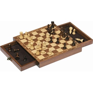 Goki 56919 - Magnetisches Schachspiel mit Schubladen