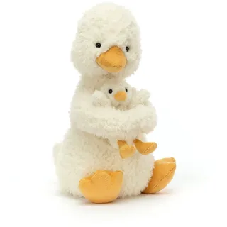 Jellycat Huddles Ente mit Baby Sammelfigur Plüsch Dekoration