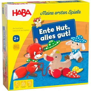 Haba Spiel Kinderspiel Sammlung ersten Spiele Ente Hut, alles gut! 1307050001