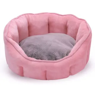 Kleinhaustiersofa (Katze und Hund)-Pink/Rosa - Braun