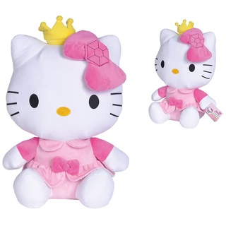Simba 109281013 Hello Kitty Plüsch im Prinzessin Outfit, 50cm