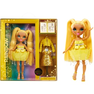 Rainbow High Fantastic Fashion Puppe - Sunny Madison - Gelbe Modepuppe und Spielset mit 2 Outfits & Modeaccessoires - Für Sammler und Kinder von 4-12 Jahren