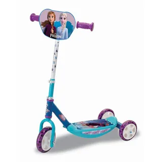 Smoby - Die Eiskönigin Roller - 3 Rädriger Scooter, höhenverstellbaren Lenker, stabiler Metallrahmen, einfachen Transport, für Kinder ab 3 Jahren, 70 cm