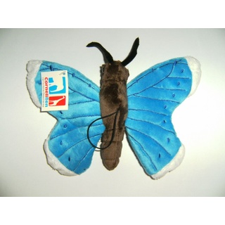 Plüschtier Schmetterling 22 cm, blau, Schmetterlinge Kuscheltiere Stofftiere Falter Tiere