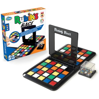 ThinkFun - 76399 - Rubik's Race - Die Herausforderung für Fans des original Rubik's Cubes, temporeiches Spiel für 2 Spieler, Denkspiel für Erwachsene und Kinder ab 7 Jahren