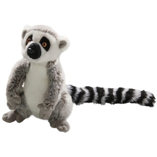 Carl Dick Katta, Lemur sitzend grau, Plüschtier, Kuscheltier ca. 21cm, 33cm mit Schwanz 2673