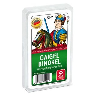ASS Kartenspiel Altenburger 70042, Gaigel Binokel, ab 8 Jahre, 2-8 Spieler, Württembergisches Bild