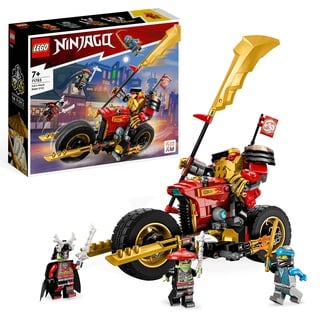 LEGO 71783 NINJAGO Kais Mech-Bike EVO, Aufrüstbares Ninja-Motorrad Spielzeug mit 2 Minifiguren – Kai und einem Skelett-Krieger für Kinder ab 7 Jahren