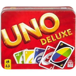 Mattel games Spiel UNO Deluxe in Metalldose bunt